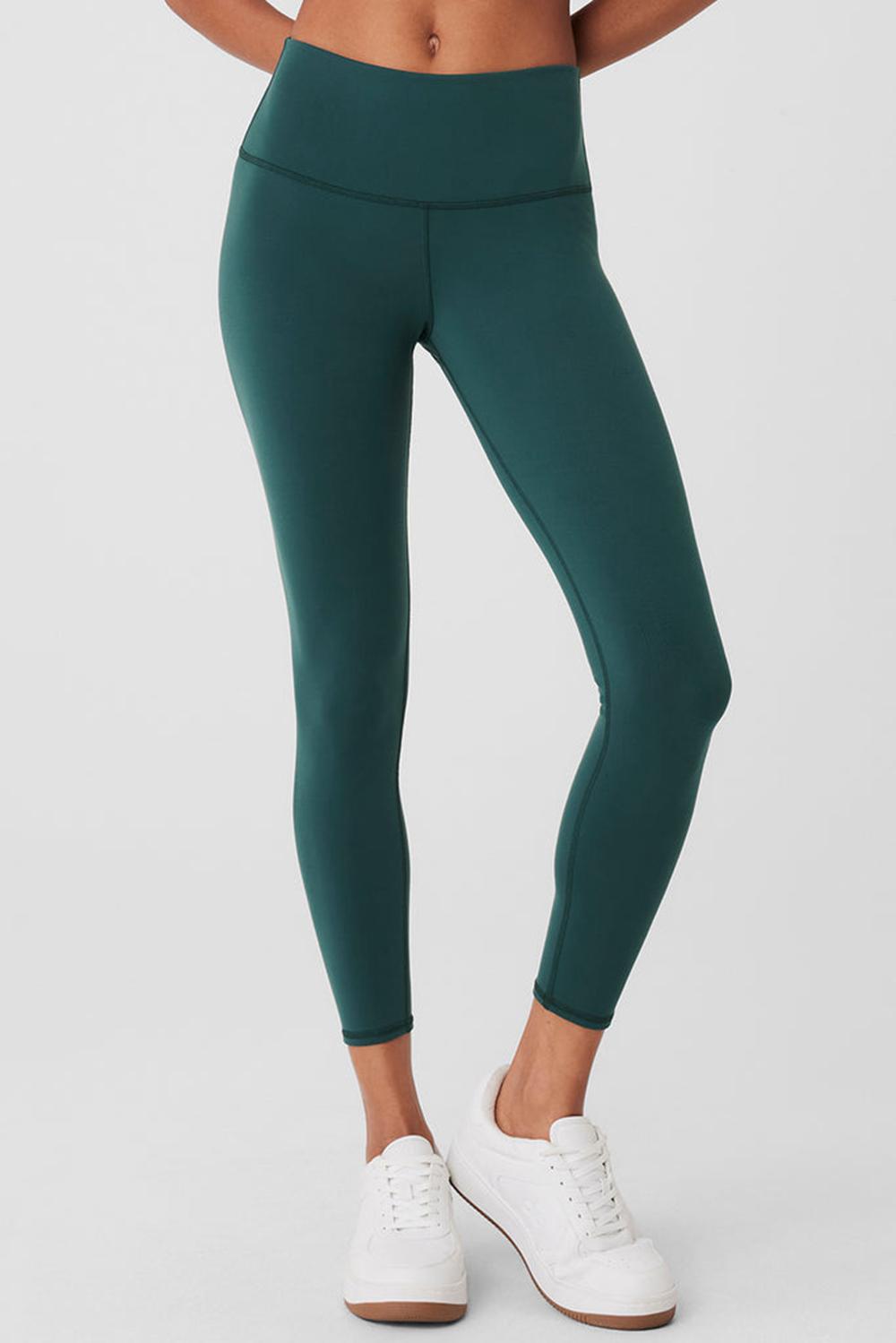 Κολαν γυναικεια Alo Yoga 7/8 High-Waist Airbrush πρασινο | Greece  ZUHOG-6349