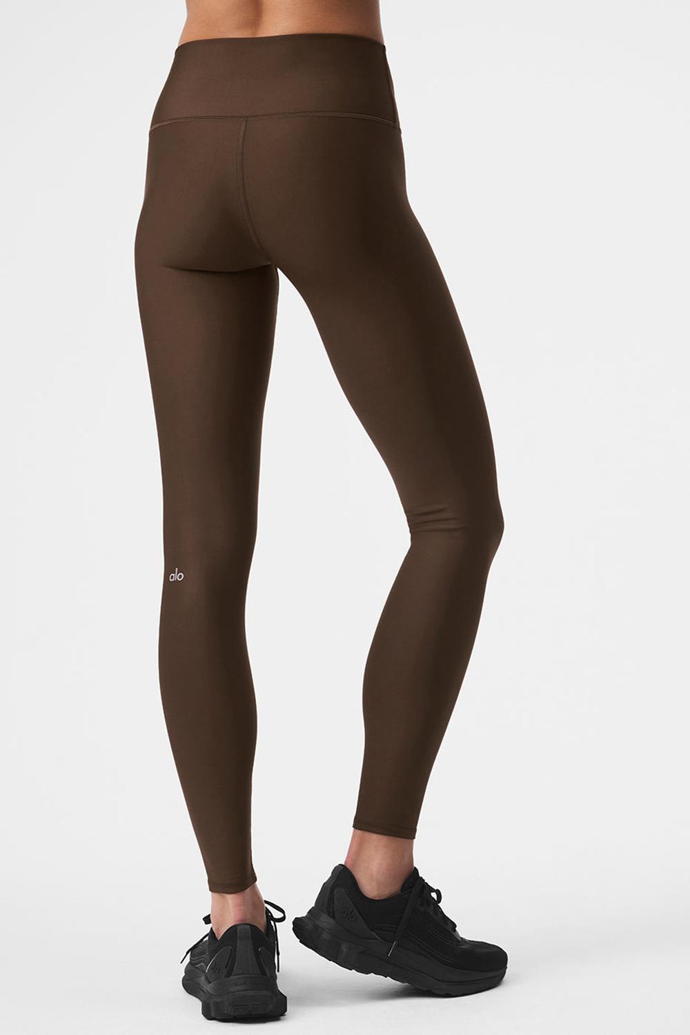 Κολαν γυναικεια Alo Yoga 7/8 High-Waist Airlift Espresso | Greece  ZUYRV-0658