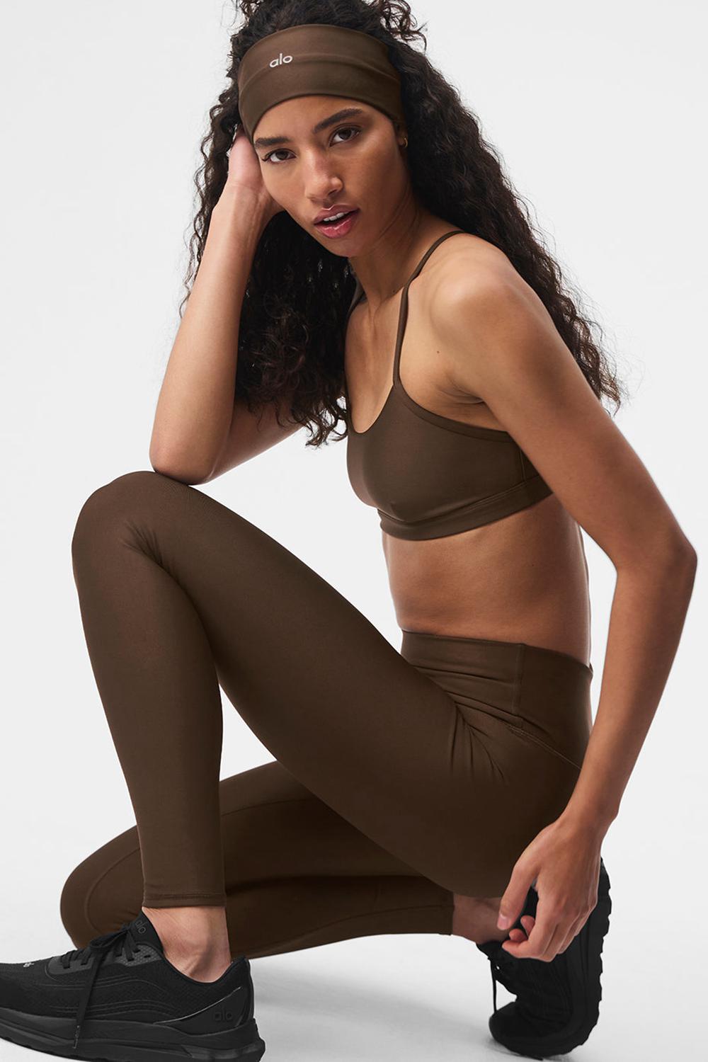 Κολαν γυναικεια Alo Yoga 7/8 High-Waist Airlift Espresso | Greece  ZUYRV-0658