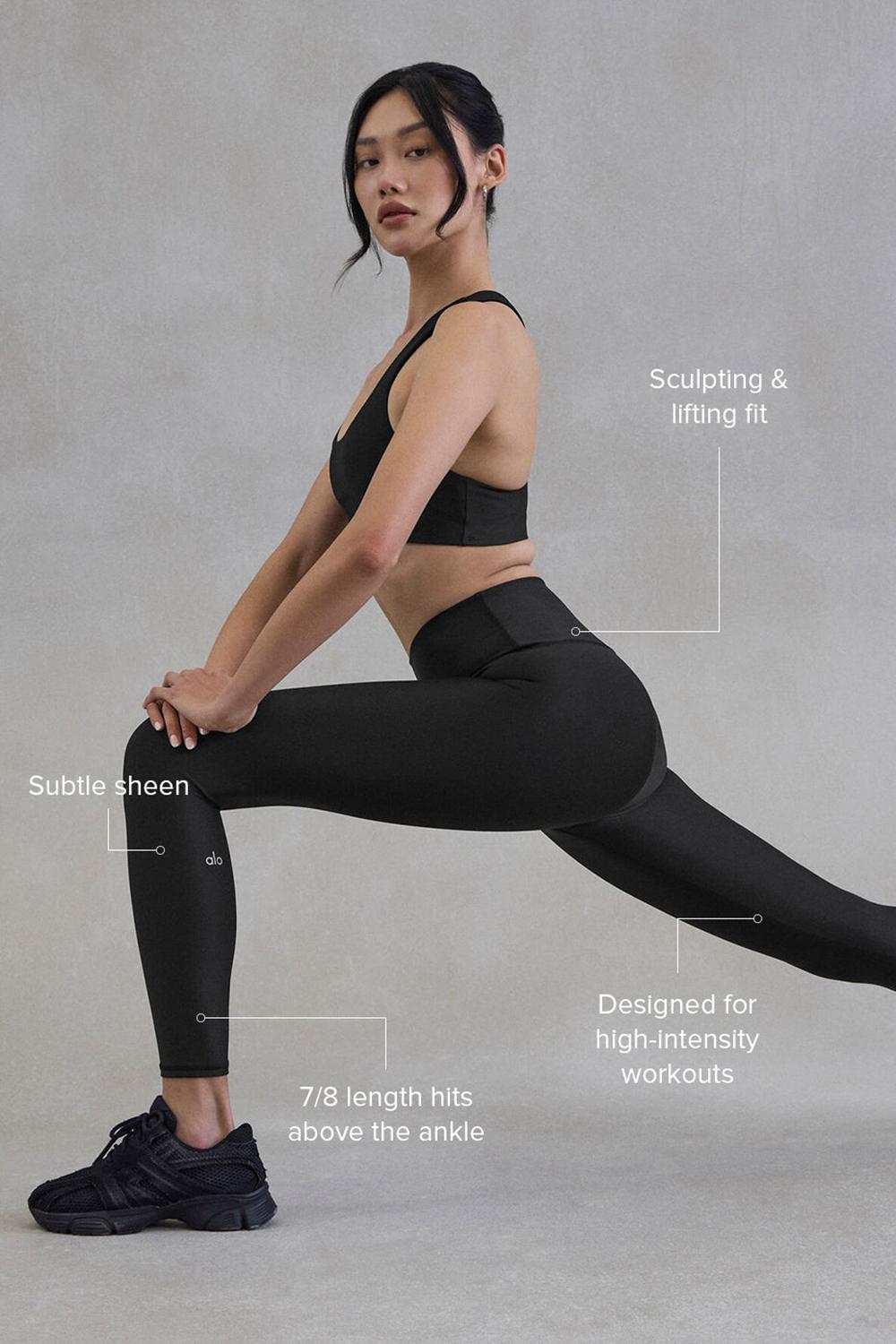 Κολαν γυναικεια Alo Yoga 7/8 High-Waist Airlift μαυρα | Greece  NETIQ-3712