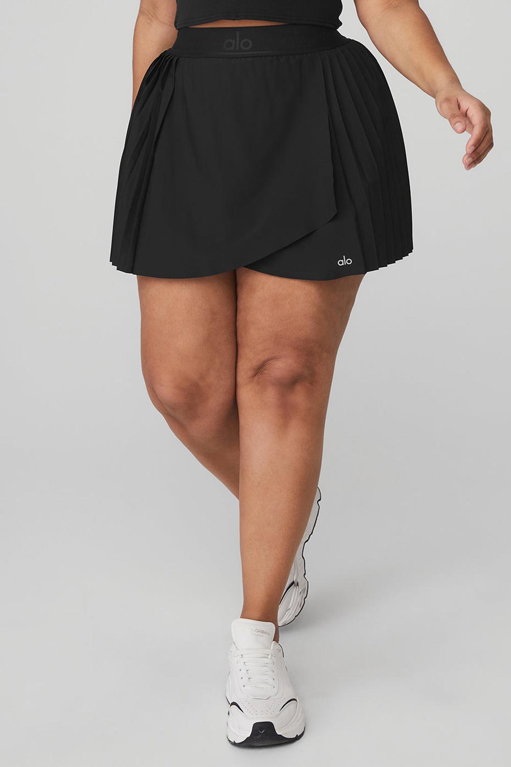 φουστεσ γυναικεια Alo Yoga Aces Tennis μαυρα | Greece  IVXMC-6370