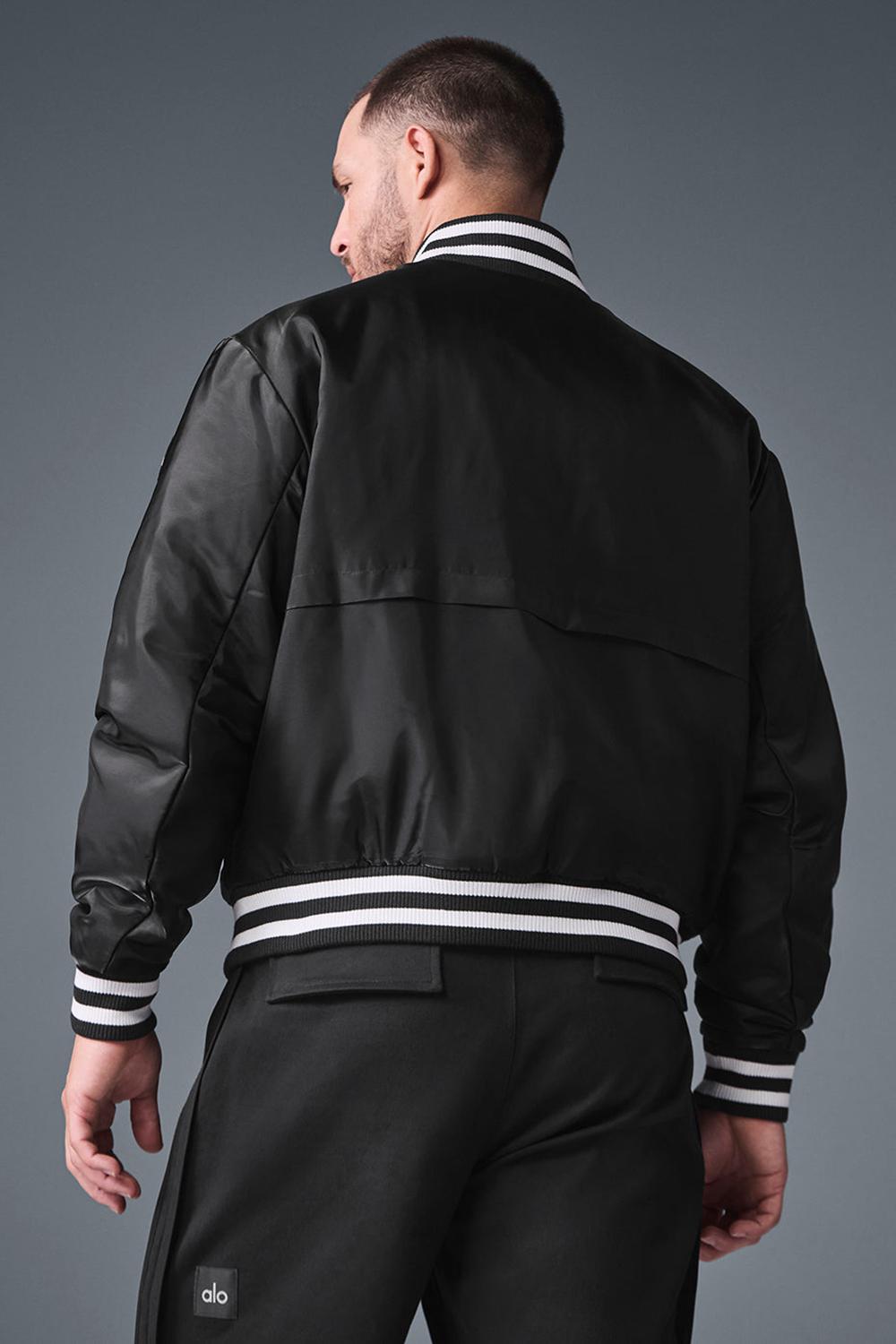Μπουφαν ανδρικα Alo Yoga Afterglow Varsity μαυρα | Greece  CJLTD-9854