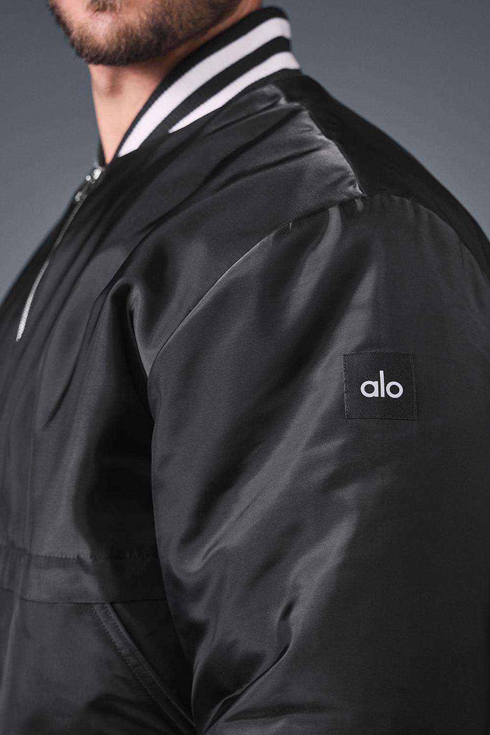 Μπουφαν ανδρικα Alo Yoga Afterglow Varsity μαυρα | Greece  CJLTD-9854