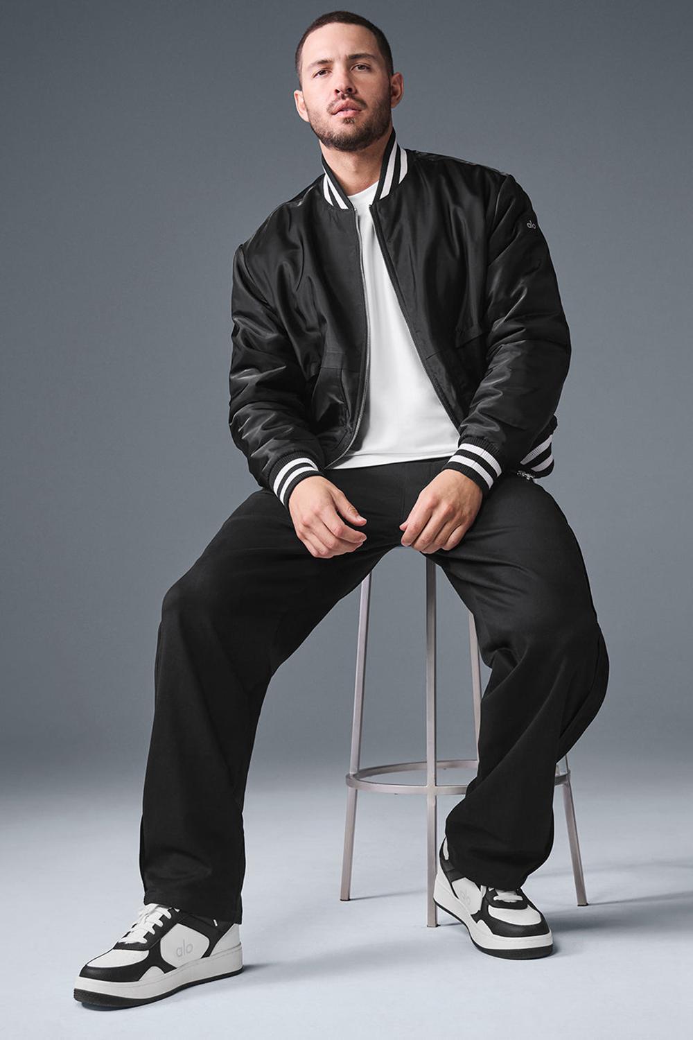 Μπουφαν ανδρικα Alo Yoga Afterglow Varsity μαυρα | Greece  CJLTD-9854