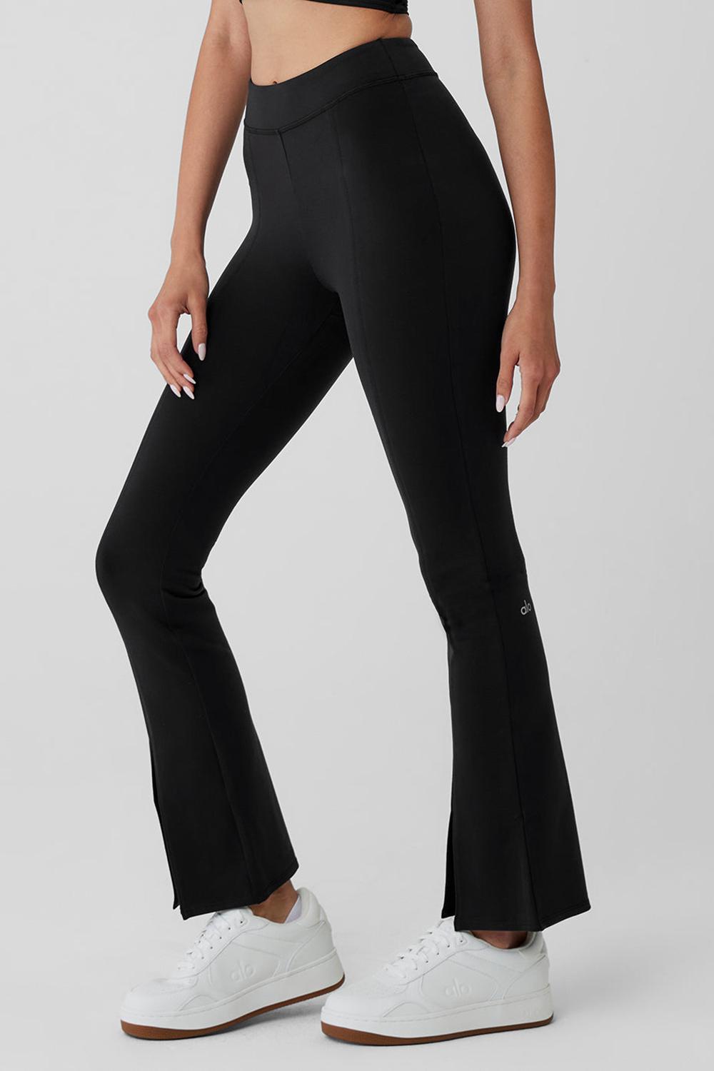 Κολαν γυναικεια Alo Yoga Airbrush 7/8 High Waist Flutter μαυρα | Greece  KBMGX-9540