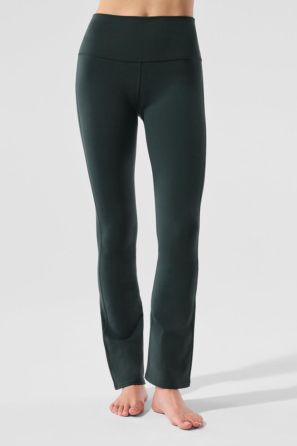 Κολαν γυναικεια Alo Yoga Airbrush High-Waist 7/8 Bootcut πρασινο | Greece  YEJQH-6428