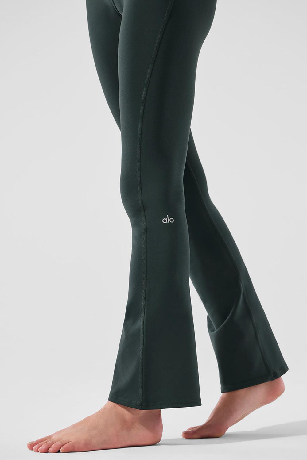 Κολαν γυναικεια Alo Yoga Airbrush High-Waist 7/8 Bootcut πρασινο | Greece  YEJQH-6428