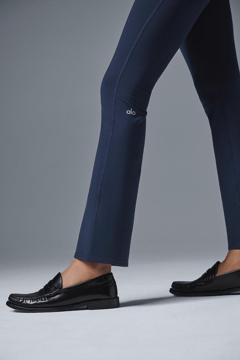 Κολαν γυναικεια Alo Yoga Airbrush High-Waist 7/8 Bootcut σκουρο μπλε | Greece  HNOEQ-4653
