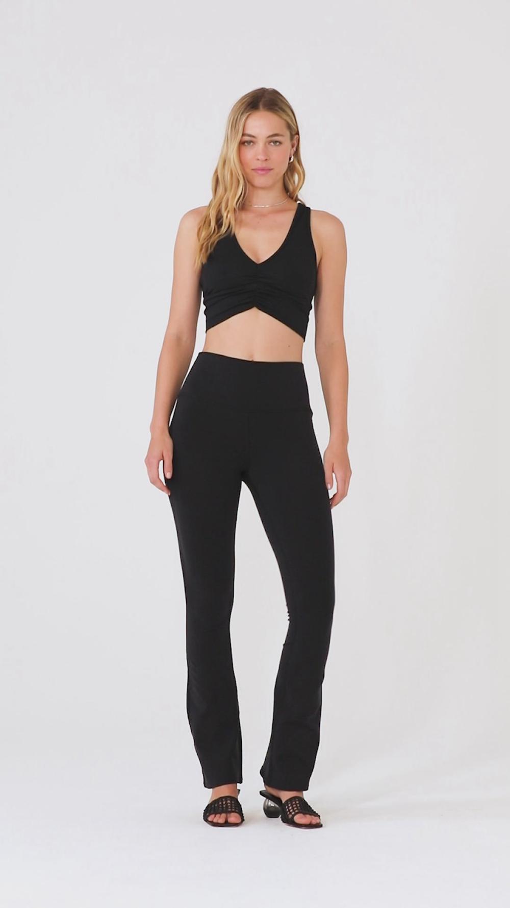 Κολαν γυναικεια Alo Yoga Airbrush High-Waist Bootcut Espresso | Greece  DKROW-6329