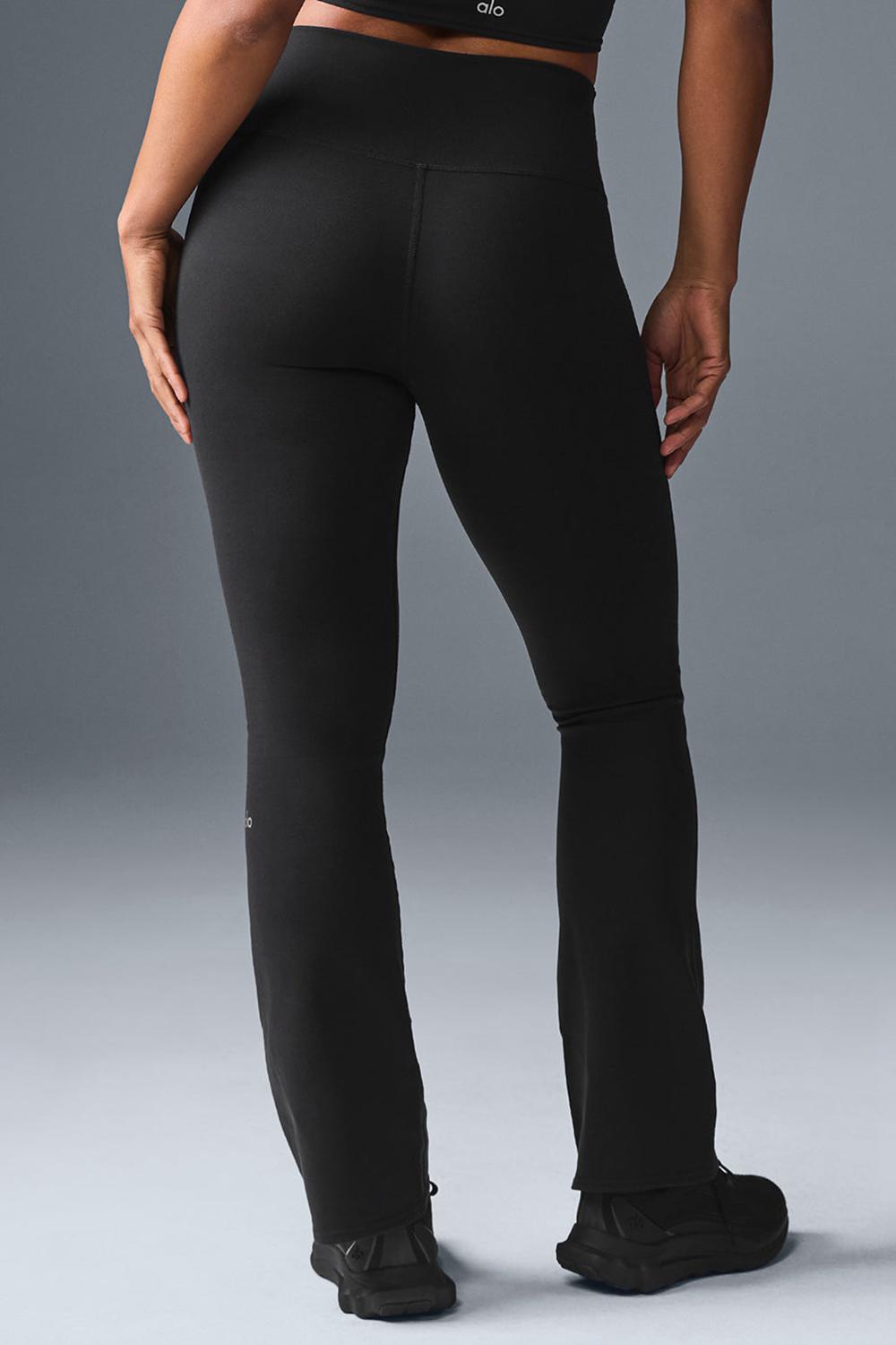 Κολαν γυναικεια Alo Yoga Airbrush High-Waist Bootcut μαυρα | Greece  OYZAN-6259