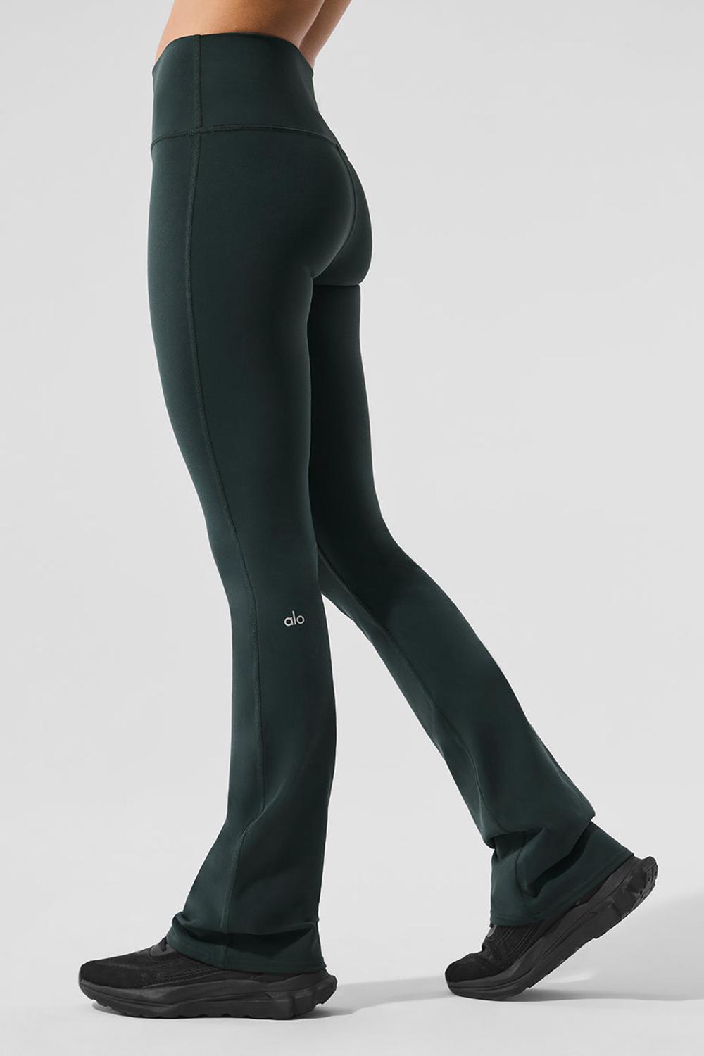 Κολαν γυναικεια Alo Yoga Airbrush High-Waist Bootcut πρασινο | Greece  IMCQE-0645