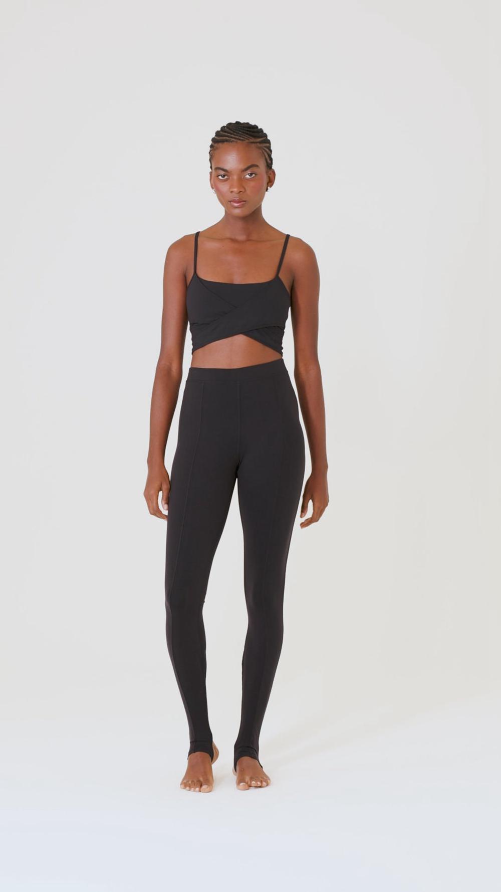 Κολαν γυναικεια Alo Yoga Airbrush High-Waist Enso μαυρα | Greece  HNPYV-0312