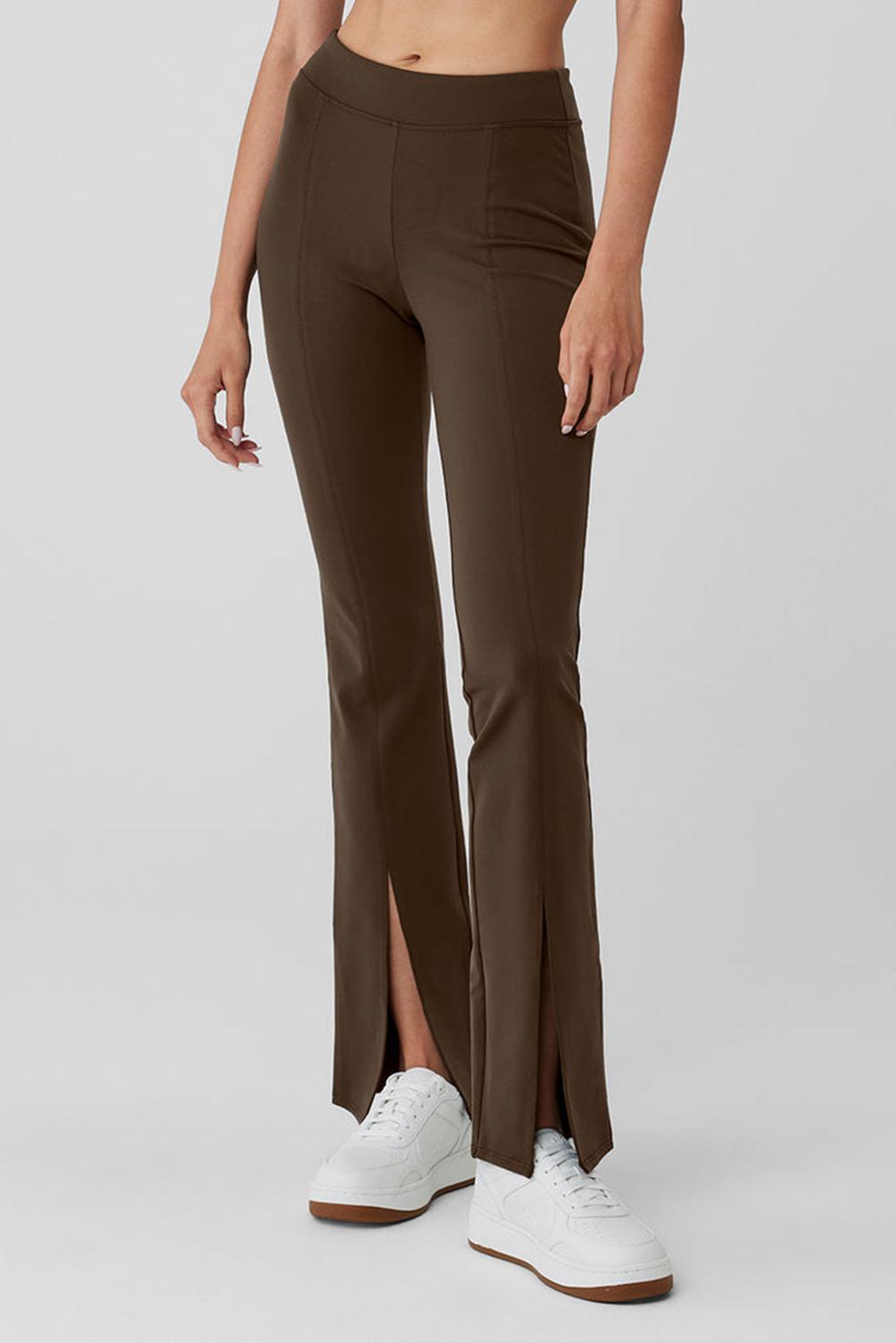 Κολαν γυναικεια Alo Yoga Airbrush High-Waist Flutter Espresso | Greece  KQMXI-4102