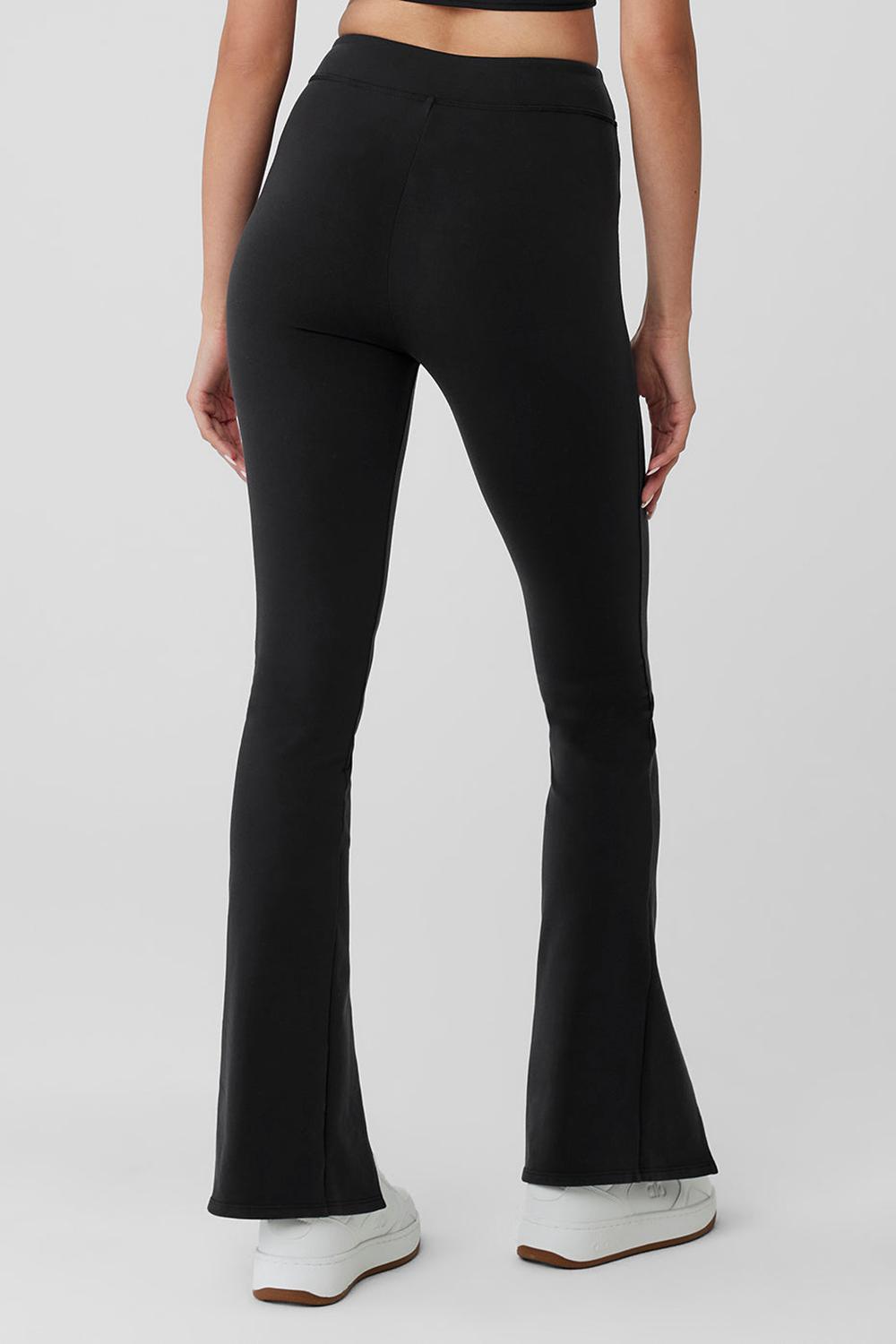 Κολαν γυναικεια Alo Yoga Airbrush High-Waist Flutter μαυρα | Greece  MRHEY-6518