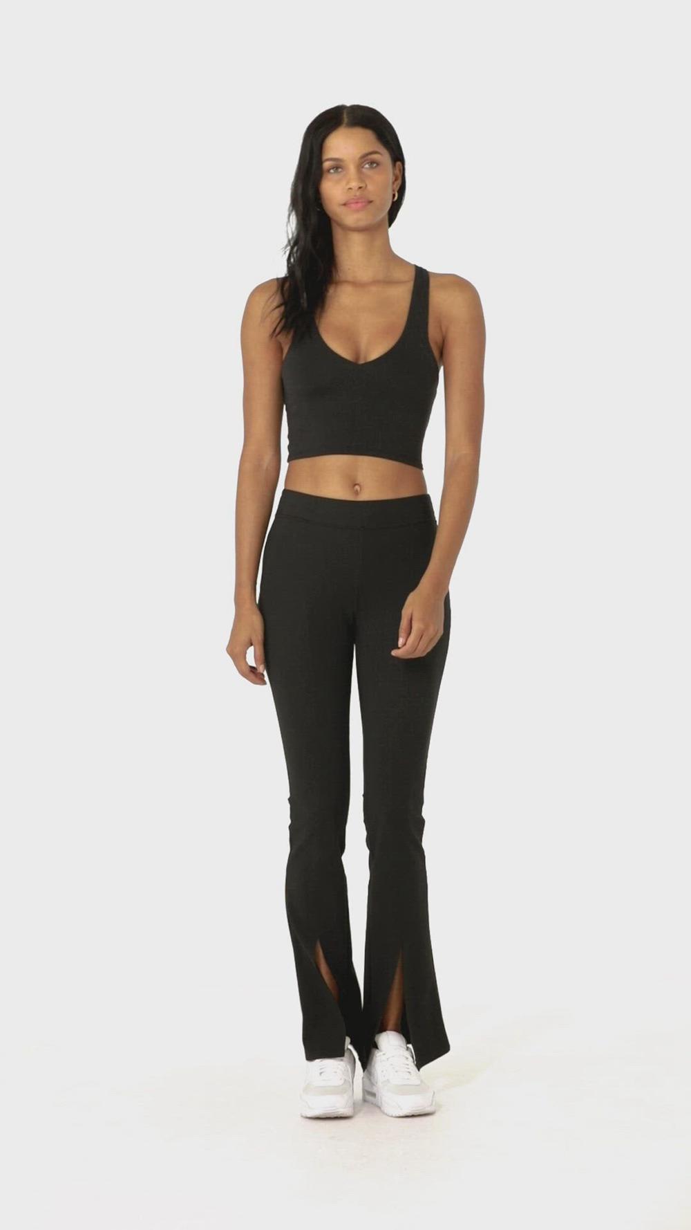 Κολαν γυναικεια Alo Yoga Airbrush High-Waist Flutter μαυρα | Greece  MRHEY-6518