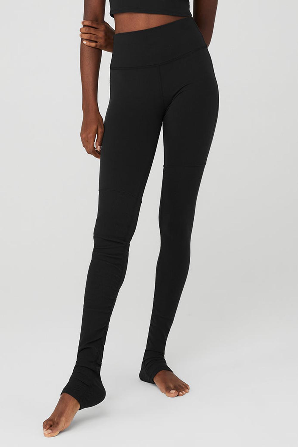 Κολαν γυναικεια Alo Yoga Airbrush High-Waist Highlight Goddess μαυρα | Greece  RLNEG-2869