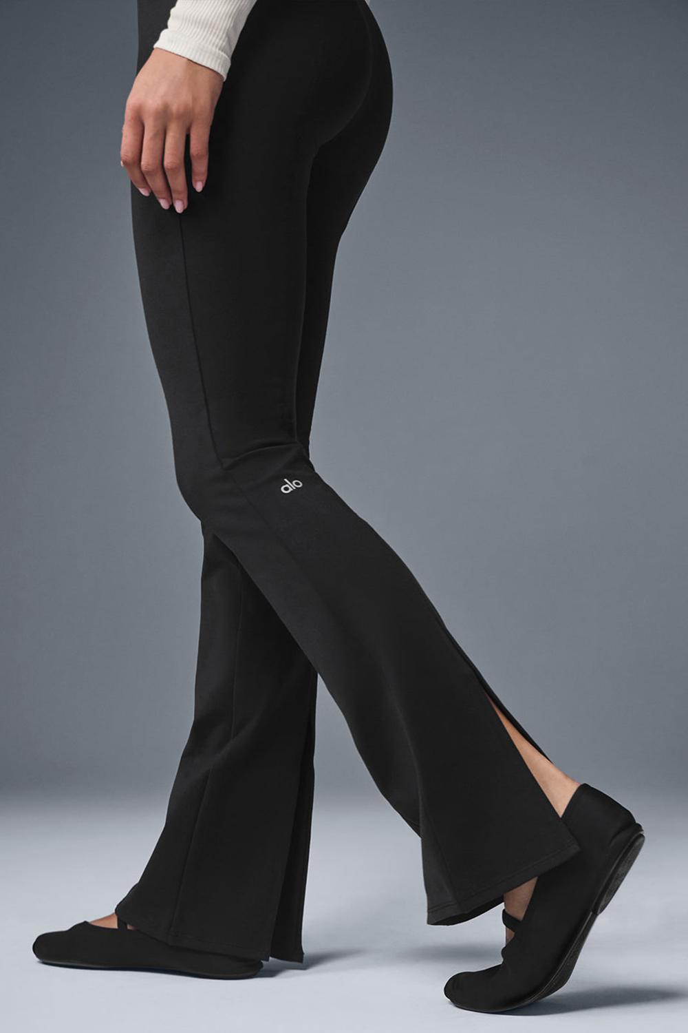 Κολαν γυναικεια Alo Yoga Airbrush High-Waist Kick-Back μαυρα | Greece  JPIEB-7345
