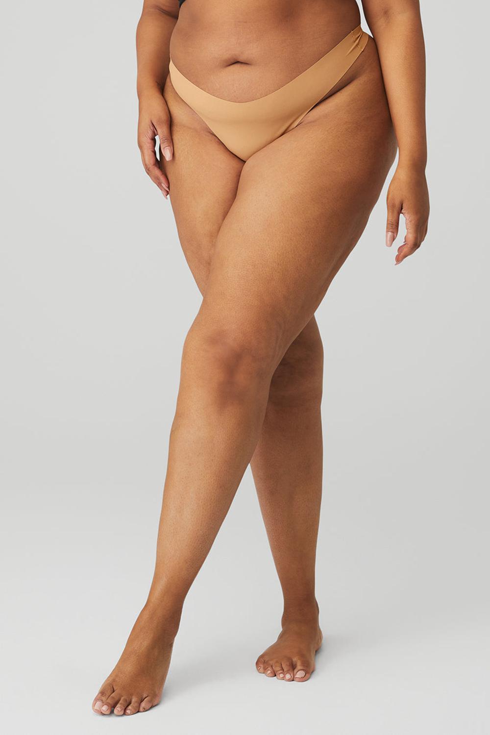 Στρινγκ γυναικεια Alo Yoga Airbrush Invisible Sand | Greece  YDUIH-8756