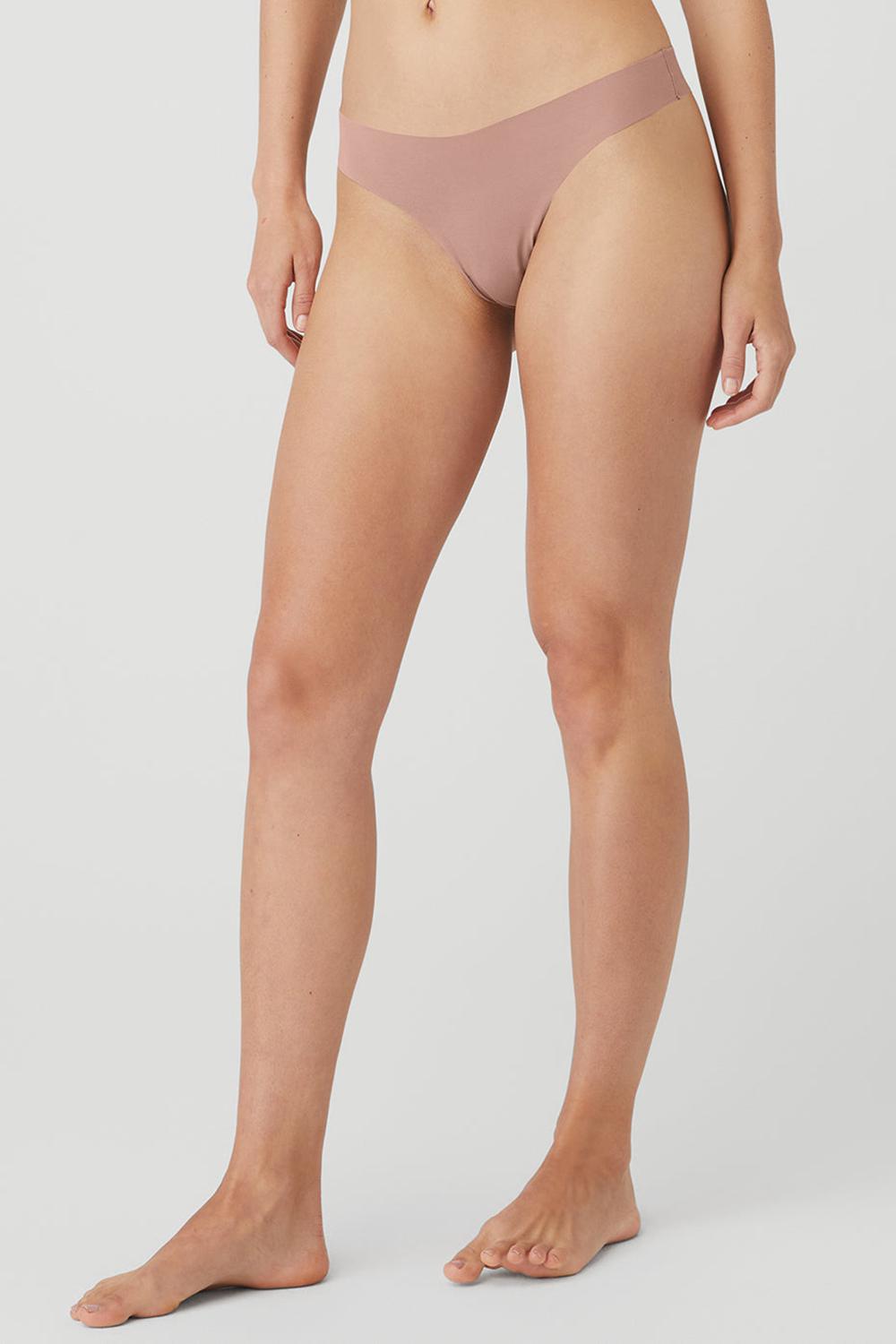 Στρινγκ γυναικεια Alo Yoga Airbrush Invisible Smoky Quartz | Greece  AIWYM-1657