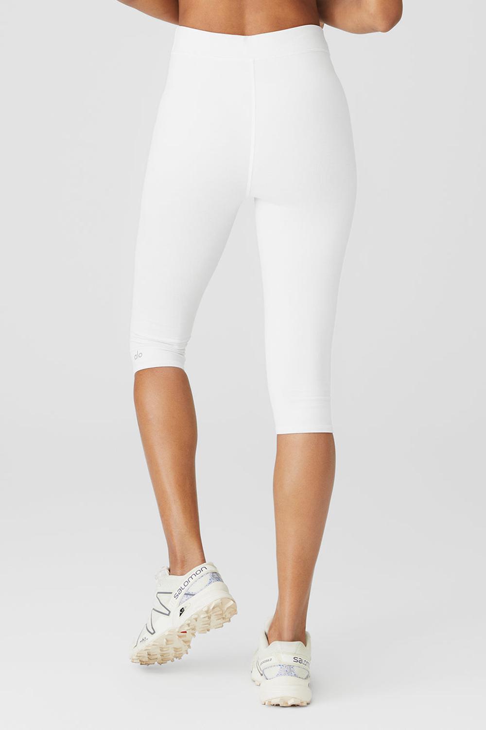 Κολαν γυναικεια Alo Yoga Airbrush V-Cut Defineri ασπρα | Greece  MDWYE-2456