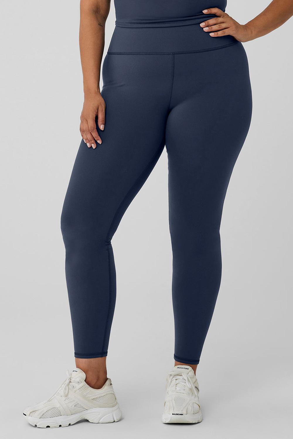 Κολαν γυναικεια Alo Yoga Airbrush Winter Warm High-Waist Nocturne σκουρο μπλε | Greece  AMQEP-2385