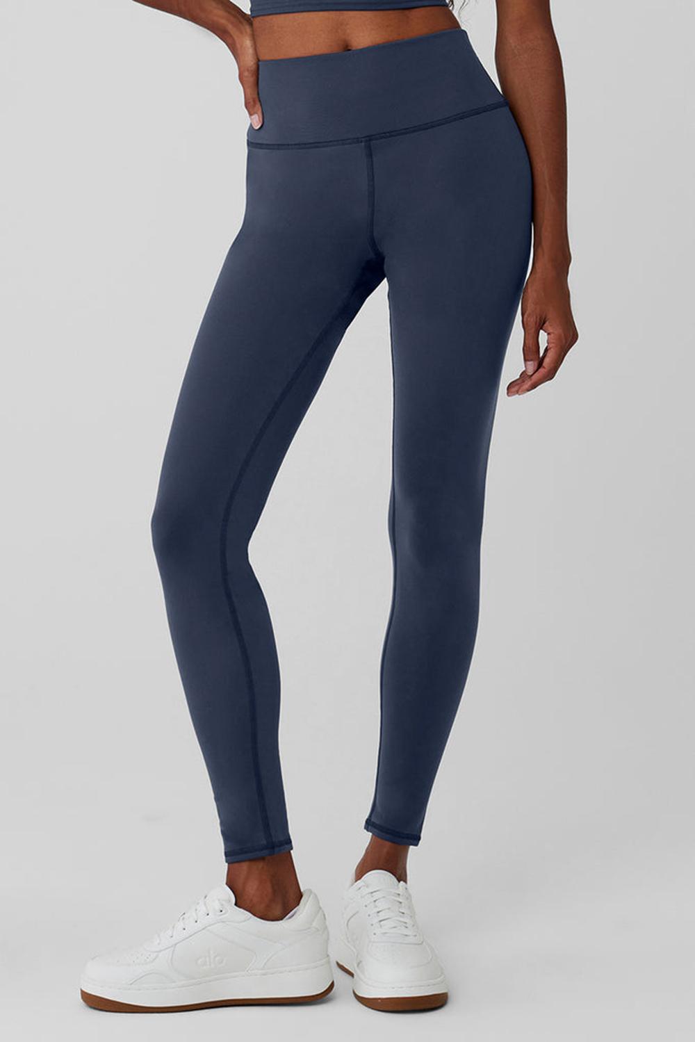 Κολαν γυναικεια Alo Yoga Airbrush Winter Warm High-Waist Nocturne σκουρο μπλε | Greece  AMQEP-2385