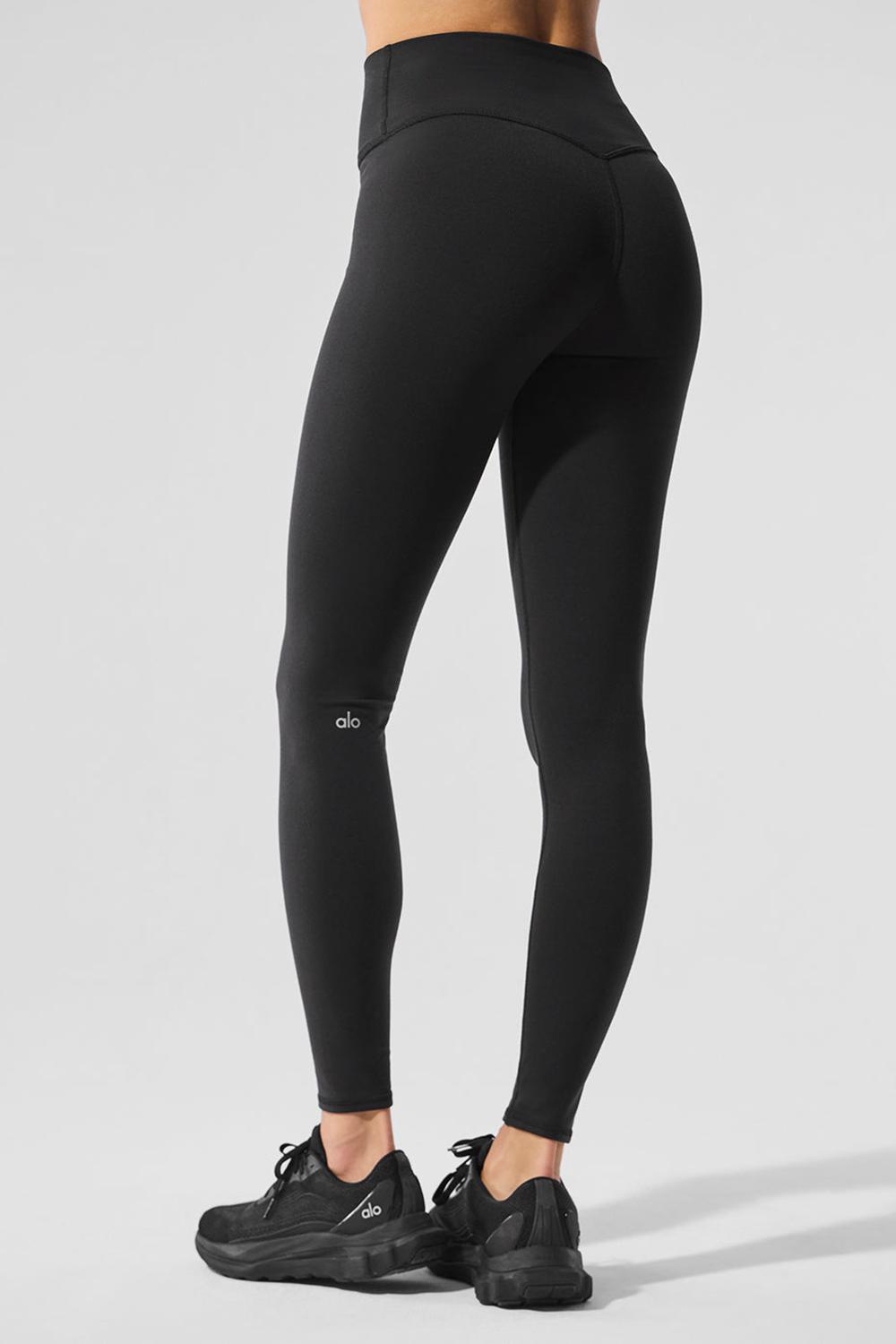 Κολαν γυναικεια Alo Yoga Airbrush Winter Warm High-Waist Nocturne μαυρα | Greece  AXBPZ-7801