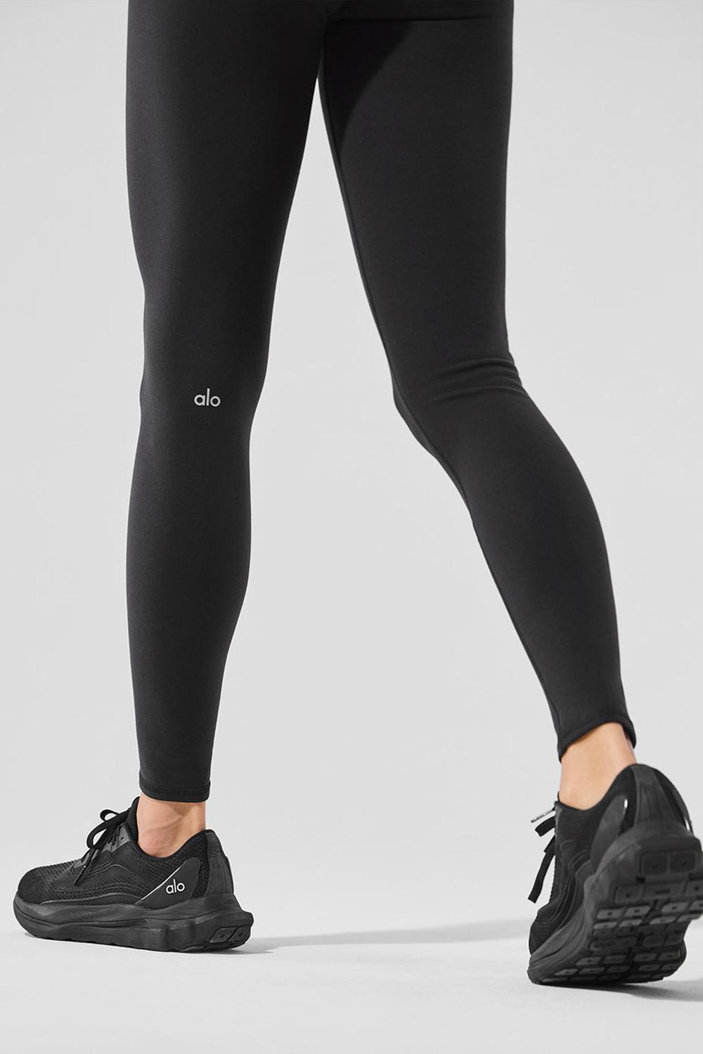 Κολαν γυναικεια Alo Yoga Airbrush Winter Warm High-Waist Nocturne μαυρα | Greece  AXBPZ-7801
