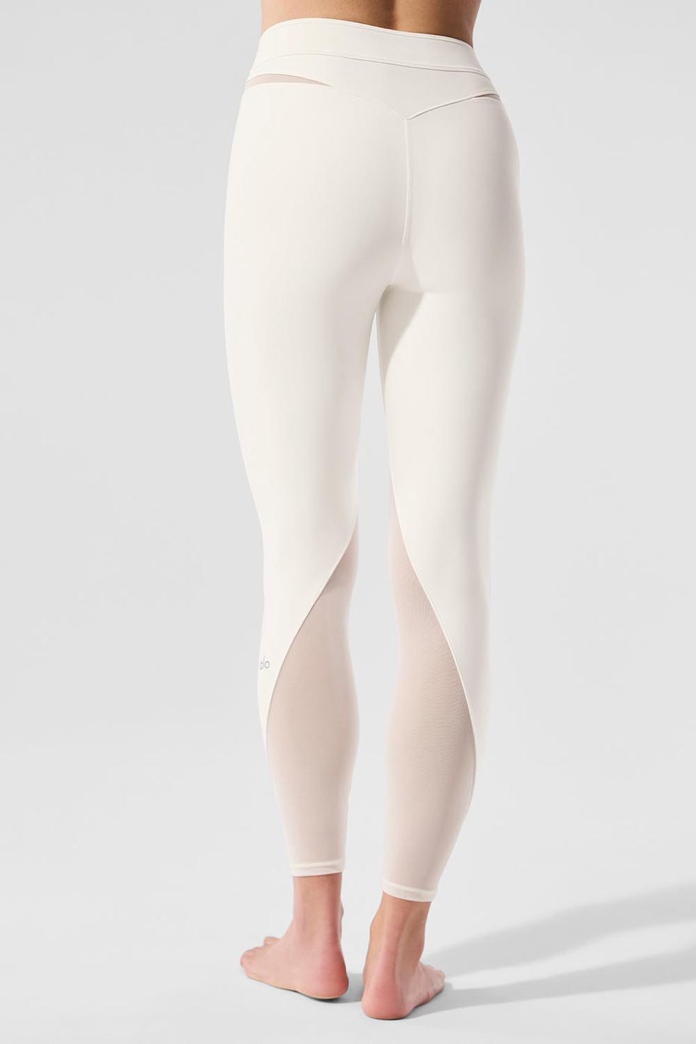 Κολαν γυναικεια Alo Yoga Airlift High-Waist 7/8 Rebel Ivory | Greece  VCIDF-3162