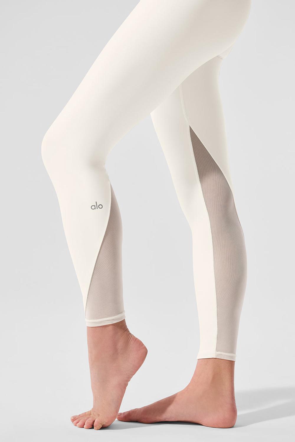 Κολαν γυναικεια Alo Yoga Airlift High-Waist 7/8 Rebel Ivory | Greece  VCIDF-3162