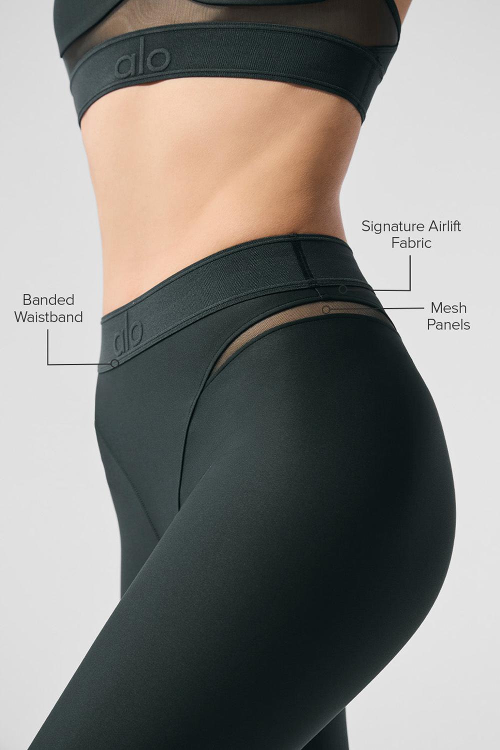 Κολαν γυναικεια Alo Yoga Airlift High-Waist 7/8 Rebel πρασινο | Greece  OLMVU-7510
