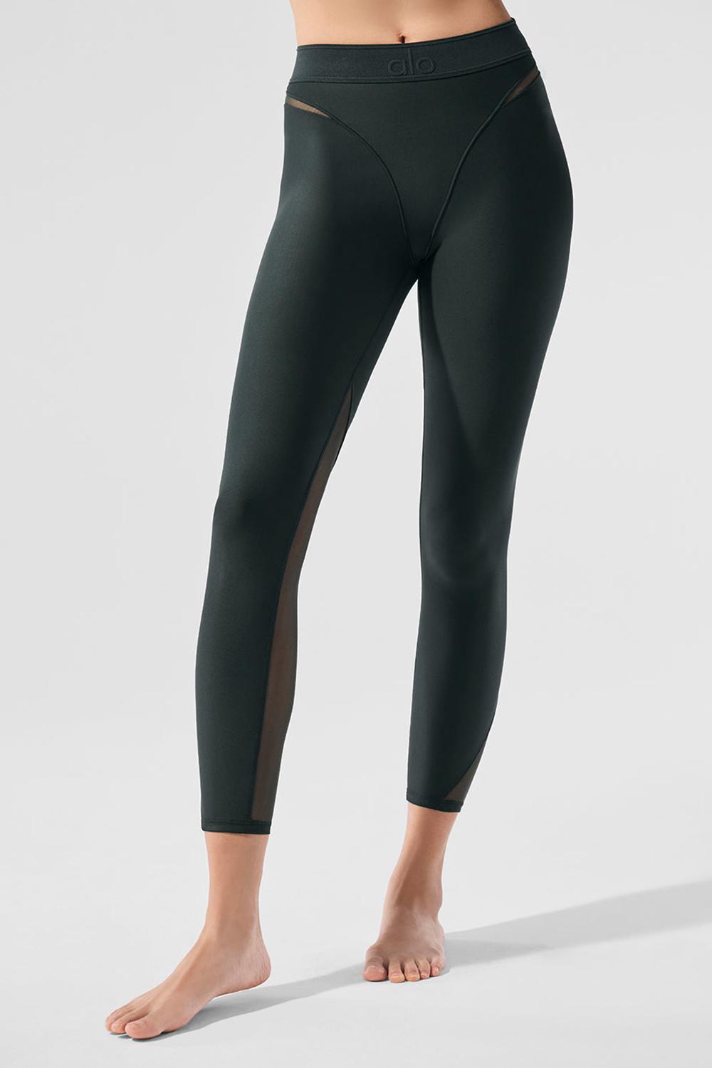 Κολαν γυναικεια Alo Yoga Airlift High-Waist 7/8 Rebel πρασινο | Greece  OLMVU-7510