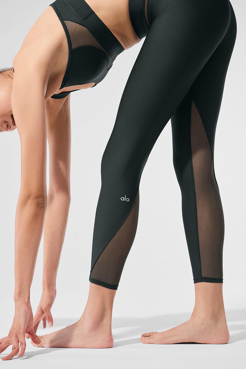 Κολαν γυναικεια Alo Yoga Airlift High-Waist 7/8 Rebel πρασινο | Greece  OLMVU-7510