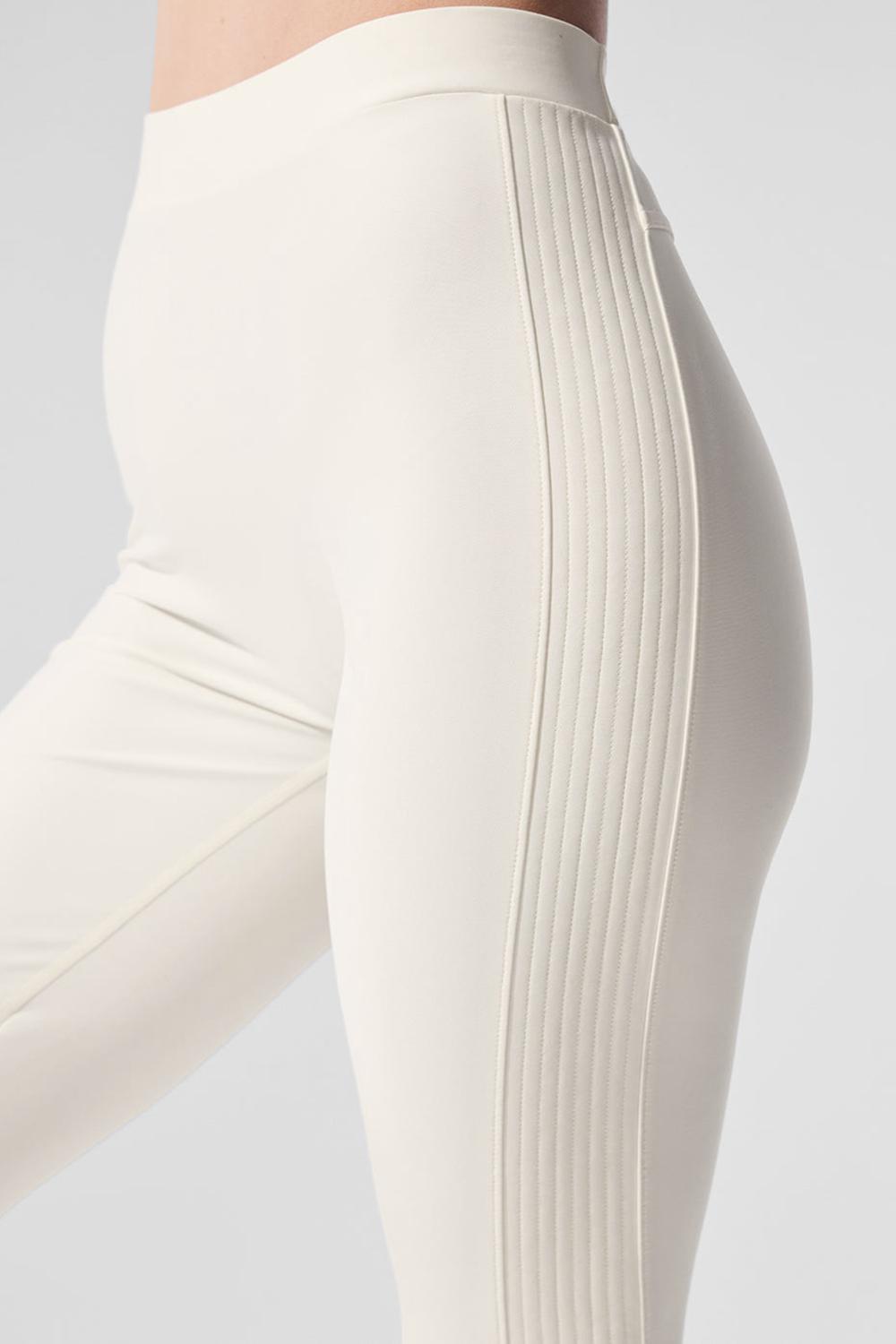 Κολαν γυναικεια Alo Yoga Airlift High-Waist 7/8 Turn It Up Ivory | Greece  UPDWJ-3265