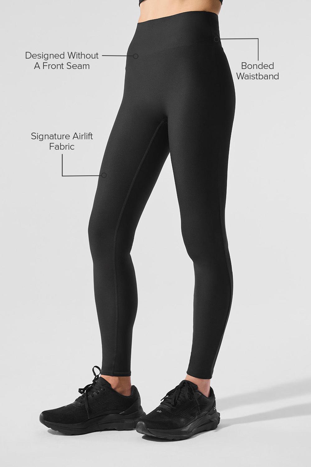 Κολαν γυναικεια Alo Yoga Airlift High-Waist Sleek μαυρα | Greece  YMNBA-6239