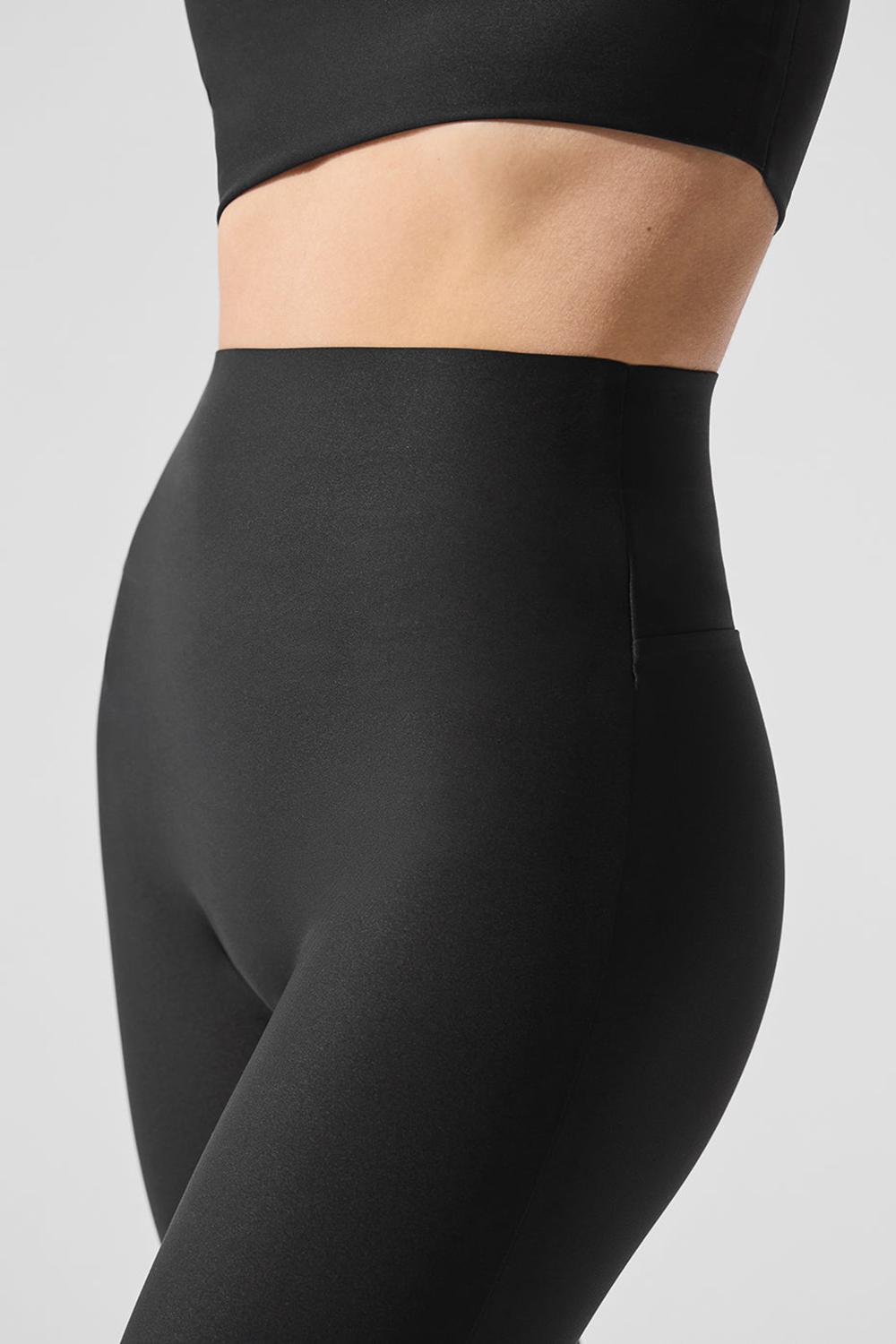 Κολαν γυναικεια Alo Yoga Airlift High-Waist Sleek μαυρα | Greece  YMNBA-6239