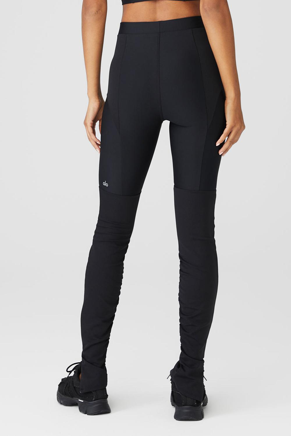 Κολαν γυναικεια Alo Yoga Airlift High-Waist Street Goddess μαυρα | Greece  OUSXY-0139