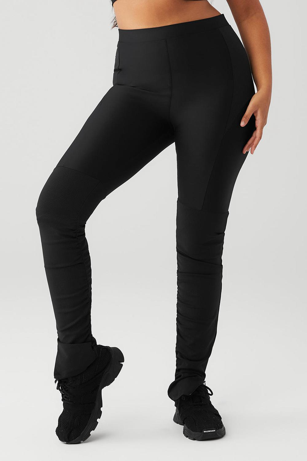 Κολαν γυναικεια Alo Yoga Airlift High-Waist Street Goddess μαυρα | Greece  OUSXY-0139