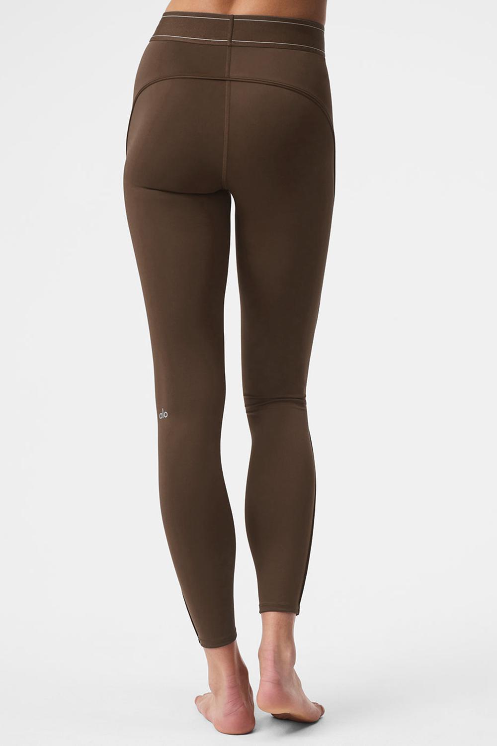 Κολαν γυναικεια Alo Yoga Airlift High-Waist Suit Up Espresso | Greece  CNDZY-5648