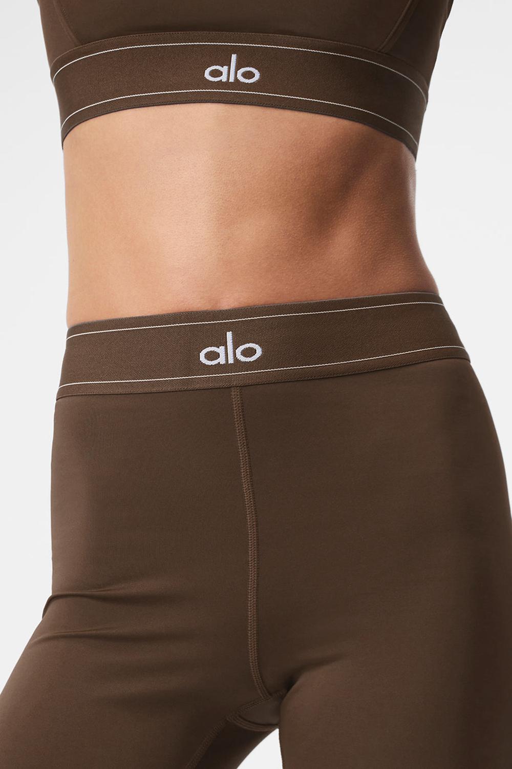 Κολαν γυναικεια Alo Yoga Airlift High-Waist Suit Up Espresso | Greece  CNDZY-5648