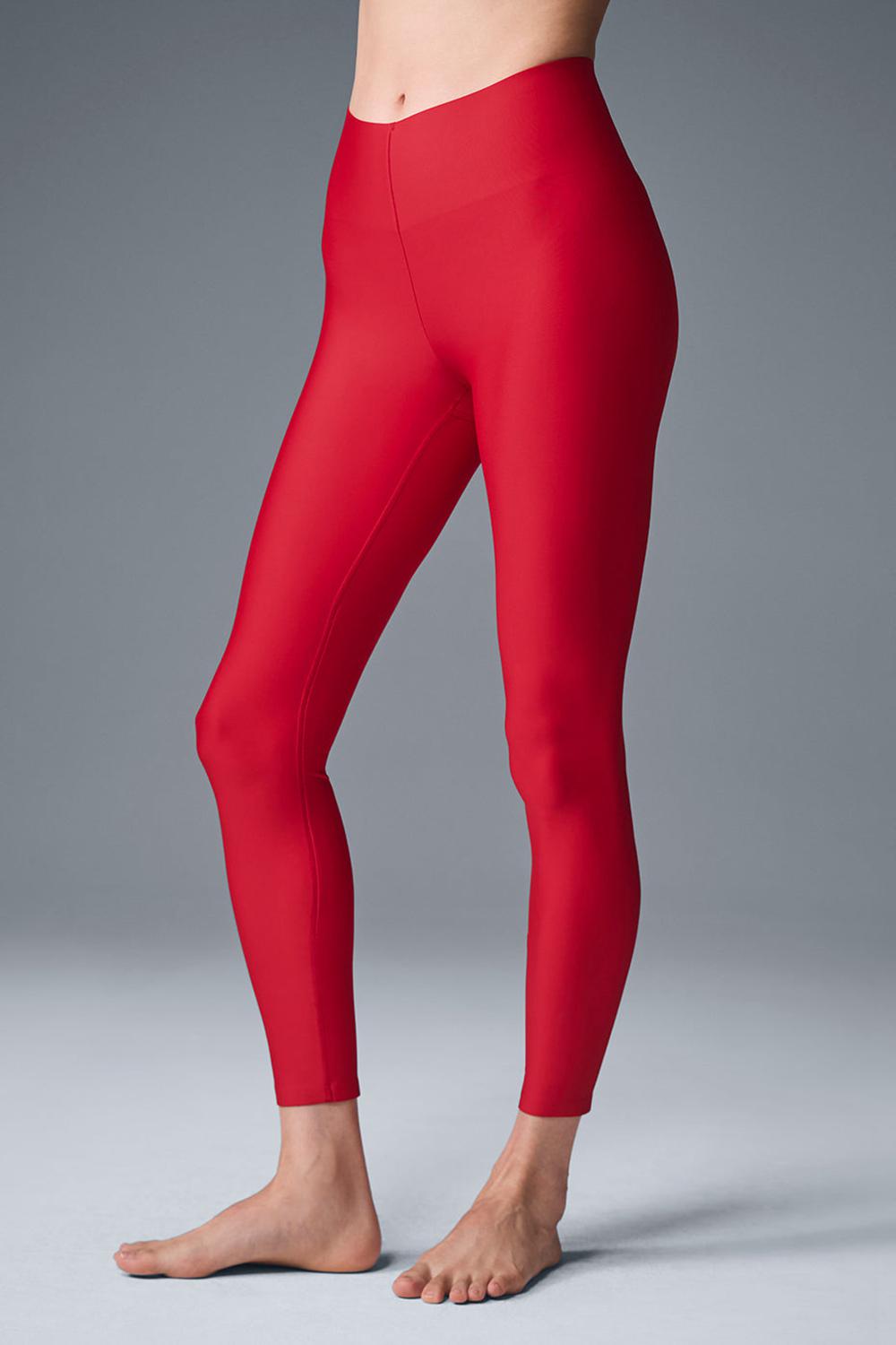 Κολαν γυναικεια Alo Yoga Airlift Strength Extreme High-Waist 7/8 κοκκινα | Greece  NGZLM-9381