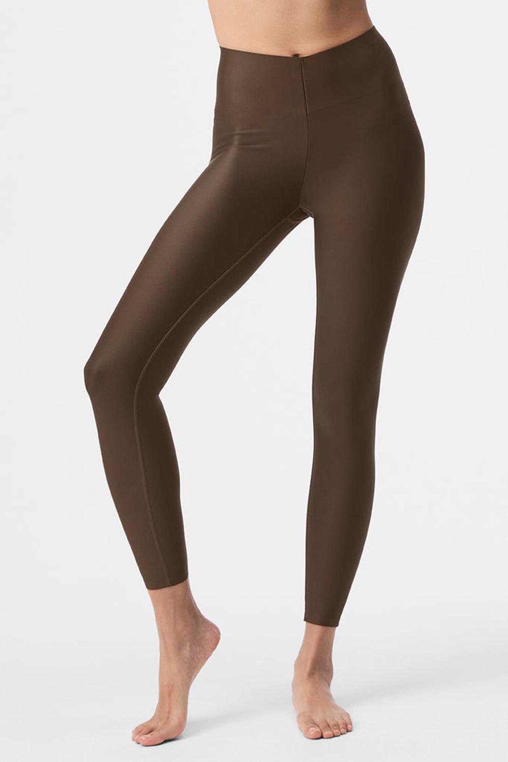Κολαν γυναικεια Alo Yoga Airlift Strength Extreme High-Waist 7/8 Espresso | Greece  RYBUW-7089