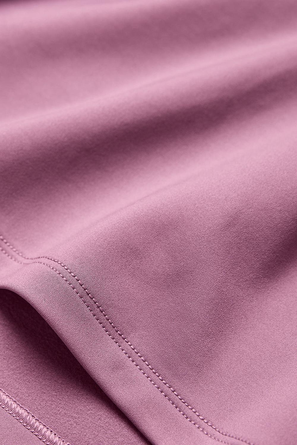 Μακρυμανικο γυναικεια Alo Yoga Airlift Winter Warm 1/4 Zip Soft Mulberry | Greece  UYJBA-9735