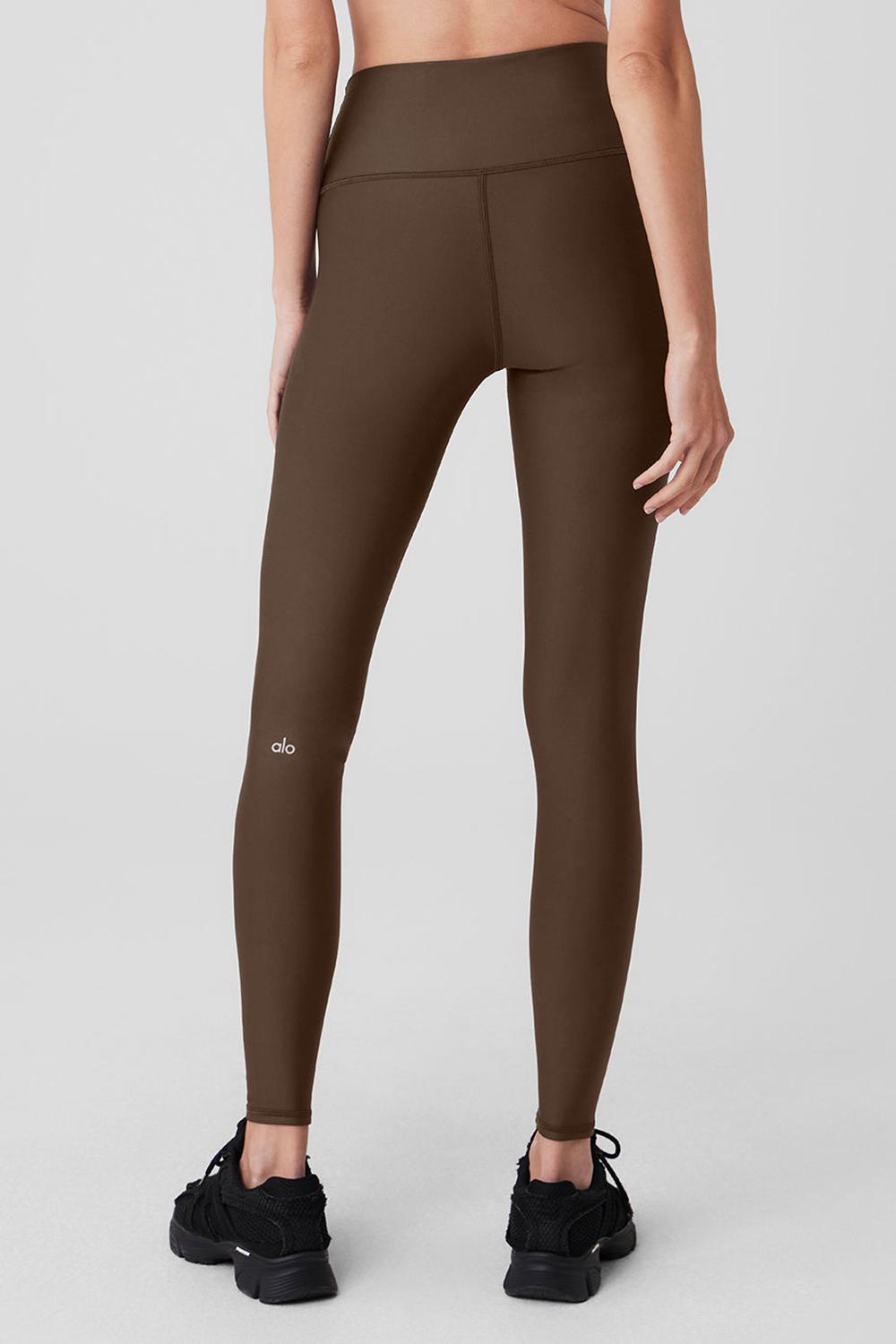 Κολαν γυναικεια Alo Yoga Airlift Winter Warm High-Waist Espresso | Greece  SIQXD-8173