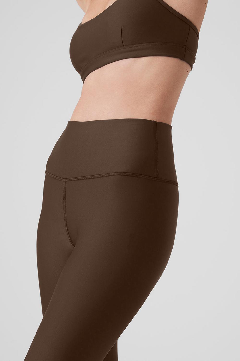 Κολαν γυναικεια Alo Yoga Airlift Winter Warm High-Waist Espresso | Greece  SIQXD-8173