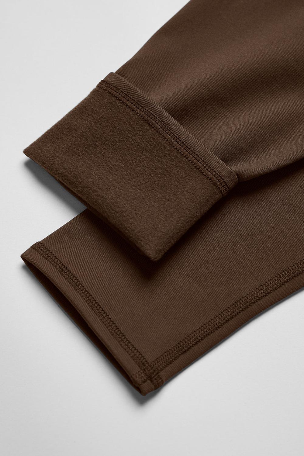 Κολαν γυναικεια Alo Yoga Airlift Winter Warm High-Waist Espresso | Greece  SIQXD-8173