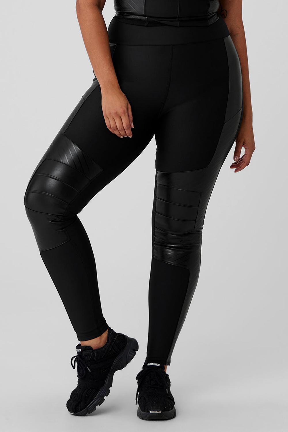Κολαν γυναικεια Alo Yoga Airlift Winter Warm High-Waist Supermoto μαυρα | Greece  DMXZI-1649