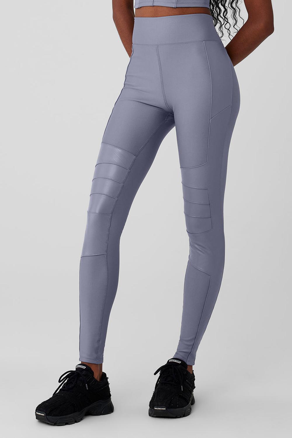 Κολαν γυναικεια Alo Yoga Airlift Winter Warm High-Waist Supermoto Fog | Greece  DATJL-5937