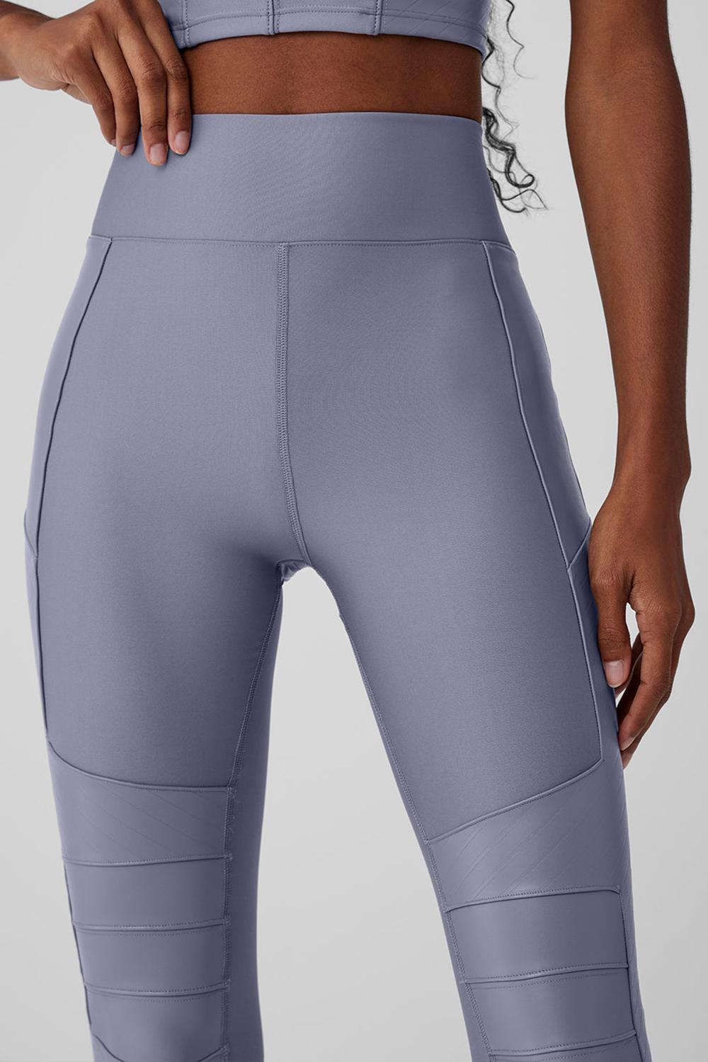 Κολαν γυναικεια Alo Yoga Airlift Winter Warm High-Waist Supermoto Fog | Greece  DATJL-5937