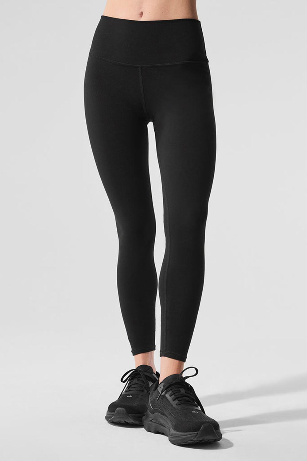 Κολαν γυναικεια Alo Yoga Alosoft High-Waist 7/8 Highlight μαυρα | Greece  URFVG-4068